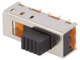 Comutator Glisant 3 Poziții 0.3A 30VDC ON-ON-ON PCB THT