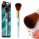 Pensulă de machiaj albastră pentru fard de obraz, bronzer, pudră liberă și fond de ten mineral