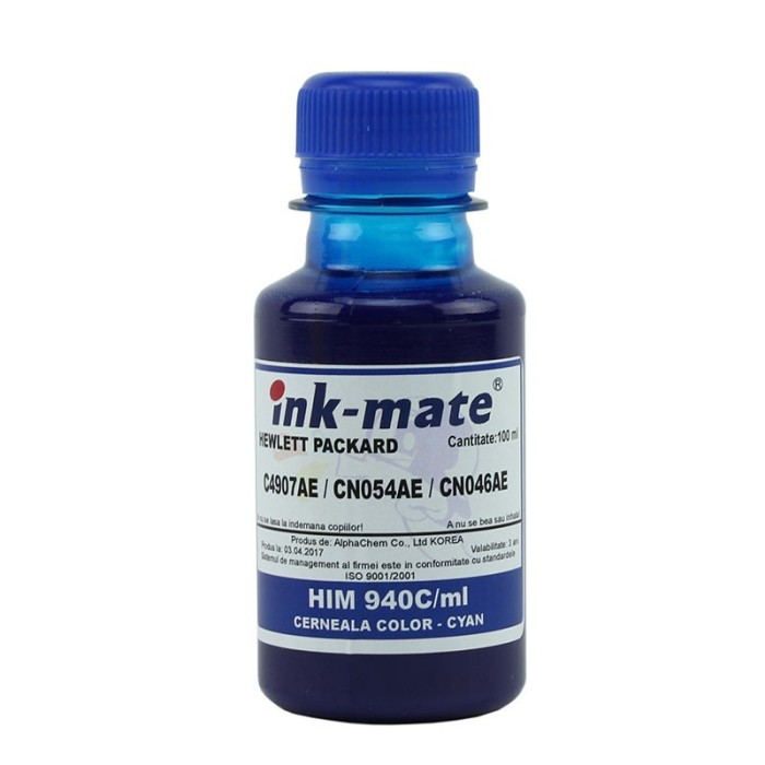 Cerneala compatibila pigment Cyan pentru HP940 HP951 HP933 - 100 ml