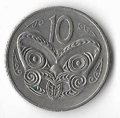 Moneda 10 cents 1982 - Noua Zeelanda foto