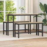vidaXL Bancă de Dining 2 pcs Stejar Sonoma 100 x 32,5 x 48,5 cm 873753