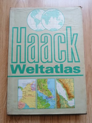 Haack Weltatlas, 1987 foto