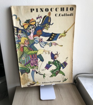 Carte Basm Povești, Carte de Copii - Pinocchio (Carlo Collodi) 1975 foto