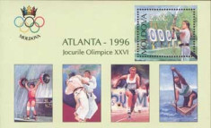 MOLDOVA 1996, Sport, J.O. Atlanta, serie neuzata, MNH foto