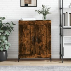 vidaXL Servantă, stejar fumuriu, 69,5x34x90 cm, lemn compozit 830209