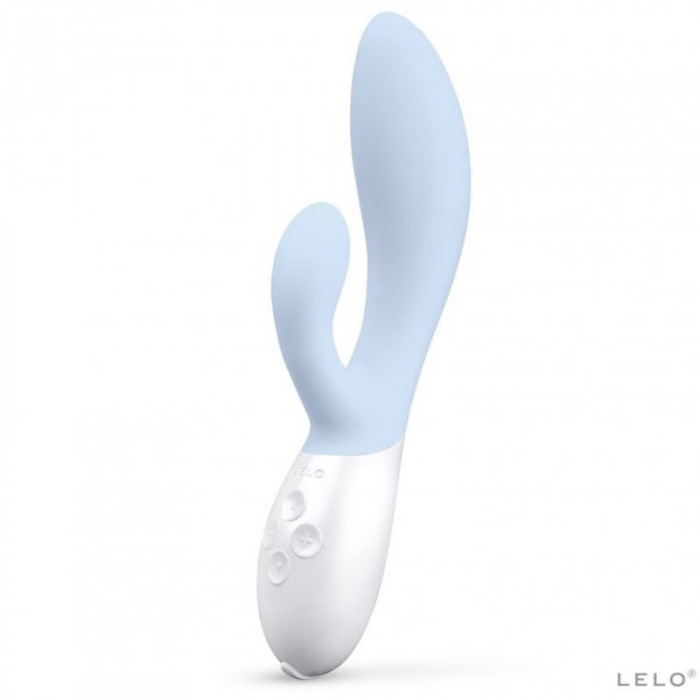 LELO - INA 3 LUXURY RABBIT VIBRATOR ALBASTRU