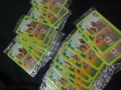 Cartonase de colectie,Cartonase vechi/vintage,Cartonasele sunt sigilate,cartonase vintage de colectie,LOT Cartonase GRADINITA DE ANIMALE Sigilate foto