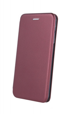 Husa de protectie tip carte pentru Samsung Galaxy A22 4G, Inchidere magnetica, Visiniu foto