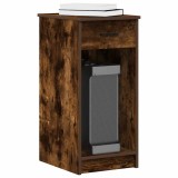 vidaXL Suport turn pentru computer cu sertar Stejar afumat 35x45x77 cm 858744