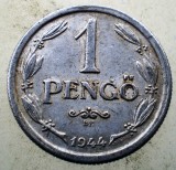 1.248 UNGARIA WWII 1 PENGO 1944, Europa, Aluminiu