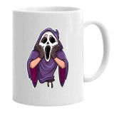 Cana alba personalizata movie scream, INOVATIX&reg;. 330 ml