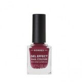 Cumpara ieftin Lac de unghii KORRES Gel Effect, nr. 74 Berry Addict, 11ml. Ulei de migdale, Provitamina B5, rezistenta 10 zile, Cosmetice femei