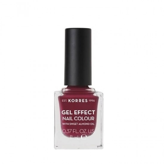 KORRES Lac de unghii cu efect de gel nr. 74 Berry Addict 11ml