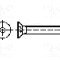 Surub M6, O&amp;#355;el rezistent la acizi A4, lungime 10mm, ingropat, pas filet 1, BOSSARD - 1100580