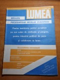 Revista lumea 7 ianuarie 1988-mesajul lui ceausescu de anul nou