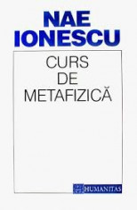 CURS DE METAFIZICA -NAE IONESCU , 1995 foto