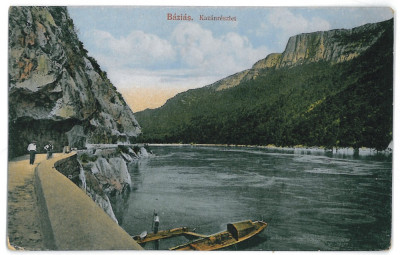354 - BAZIAS, Caras-Severin, boat, Romania - old postcard - unused - 1916 foto