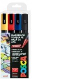 Marker acrilic 5M POSCA, M1506 (set 4 bucati)