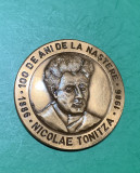 Medalie Nicolae Tonița 100 ani de la naștere 1886-1986