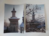 Lot 2 fotografii color Manastirea Rohia, Maramures, pe hartie Kodak, 23x15cm