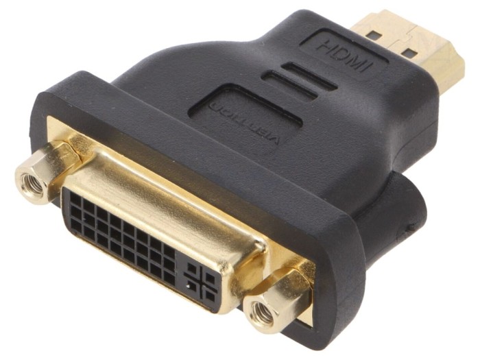 Adaptor HDMI la DVI-I, FullHD, 3D