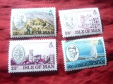 Serie Insula Man 1983 - 150 Ani Colegiul King William , 4 valori, Nestampilat
