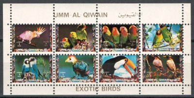 Umm al-Kaiwain 1972 Mi 1418/25 MNH - Pasari (format mic 35&amp;euro;) foto