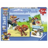Puzzle patrula catelusilor 3x49 piese, Ravensburger