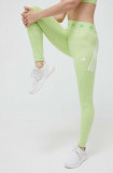 Cumpara ieftin Adidas Performance leggins de antrenament Techfit Hyperglam culoarea verde, cu imprimeu