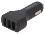 &Icirc;ncărcător USB Auto 3 Porturi 5V/4.8A
