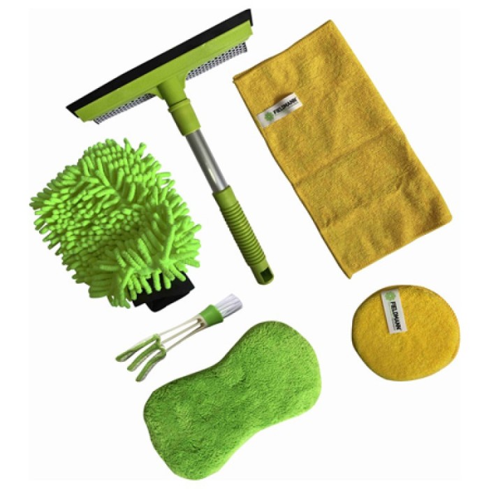 Set de curatare auto Fieldmann, 6 piese