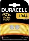 Baterii Alcaline Duracell AG13 LR44, 1.5V, 150mAh, 11.6x5mm, 2 Bucati/Blister