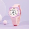 Ceas digital de copii, Mingrui MR2206L, model kitten, data, iluminare, rezistent la apa 3atm, roz