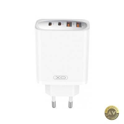 Incarcator Retea XO Design CE22 45W 3A 2 x USB-A - 2 x USB-C Alb foto