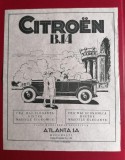 Reclama auto Citroen B14 / Atlanta Bucuresti / 24x19 cm