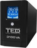 UPS TED Line Interactive 3100VA/1800W, display LCD, 3x Schuko NewTechnology Media, Ted Electric