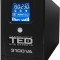 UPS TED Line Interactive 3100VA/1800W, display LCD, 3x Schuko NewTechnology Media