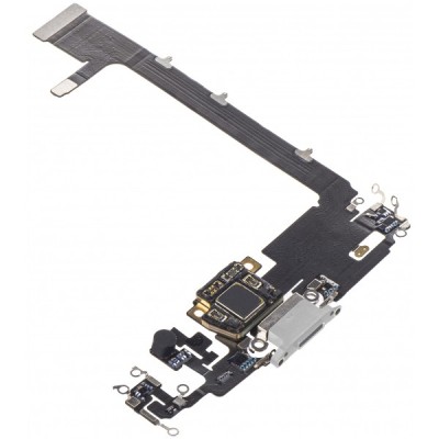 Banda Cu Conector Incarcare / Date - Microfon Apple iPhone 11 Pro Max, Argintiu foto