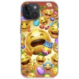 Husa personalizata pentru apple iphone 13, magsafe atasare magnetica, antisoc, emoji stop