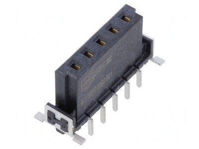 Conector PCB-PCB mamă 5 pini 2.54mm har-flex Power foto