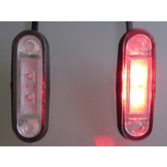 Lampa de contur a gabaritului pentru vehicule FT-015 Rosie bull-bar