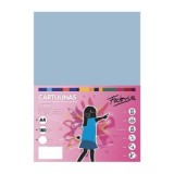 Carton colorat A4 Fabrisa, 180g/mp, albastru pastel, top 50 coli