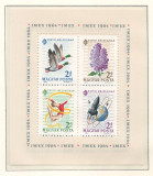 Ungaria 1964 Mi 2053/56 A block MNH - Ziua timbrului; Expozitia de timbre IMEX