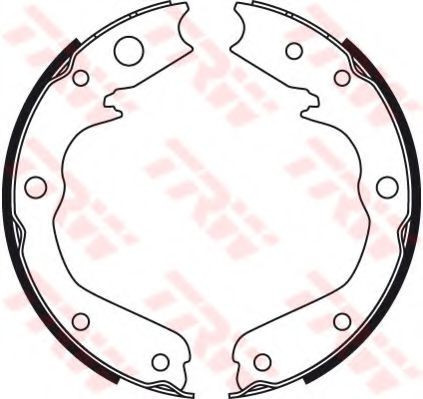 Set saboti frana, frana de mana OPEL FRONTERA A (5_MWL4) (1992 - 1998) TRW GS8497