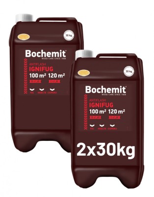 Solutie ignifugare lemn Bochemit Antiflash 2x30kg transparent B-s1 d0,C-s1 d0 foto