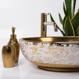 Lavoar pe blat Rea Margot White/Gold