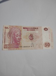 Rep. Dem. Congo 50 franci 2013 foto