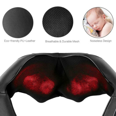 Centura pentru masaj umeri si gat Shiatsu Neck Massager , infrarosu foto