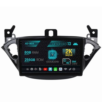 Navigatie Opel Corsa E Adam (2013-2019), Android 13, X-Octacore 8GB RAM + 256GB ROM, 9 Inch - AD-BGX9008+AD-BGRKIT387 foto