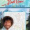 Bob Ross Word Search and Coloring Book